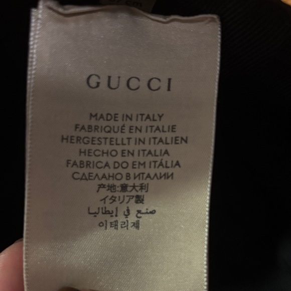 Gucci Black Hat with Red and Green Accents - Picture 2 of 6